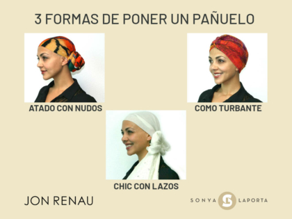 Tres formas de poner un pañuelo