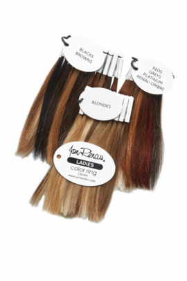 Muestrario colores pelucas cabello natural Jon Renau