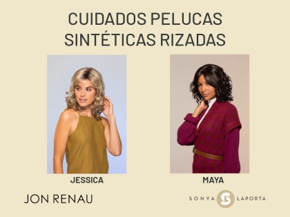 Cuidados de pelucas sintéticas rizadas y onduladas